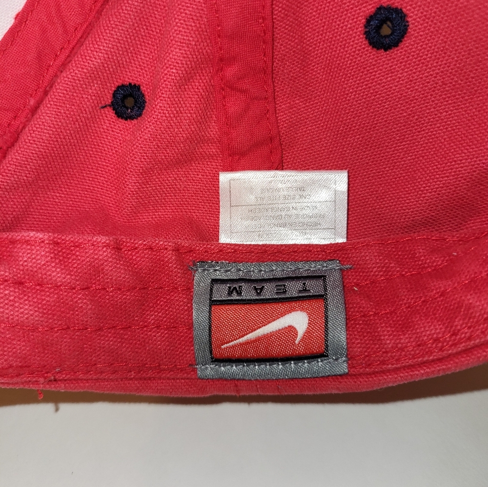 Nike Houston Rockets Cap Red Adjustable Strap - Picture 4 of 8